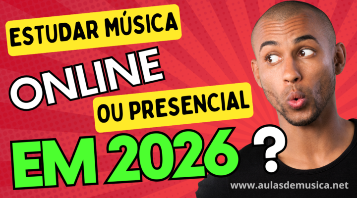 Aula de Musica Online ou Presencial em 2026